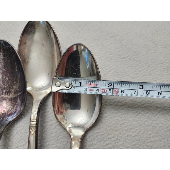 Lot 3 Teaspoons 1847 Rogers Bros. Antique AMBASSADOR Silverplate Ca 1919 - Picture 3 of 6